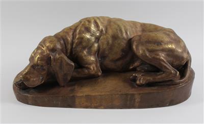 Liegender Hund, - Antiquariato