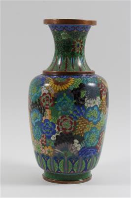 Cloisonné-Vase, - Antiquariato