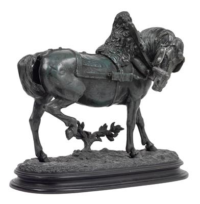 Jean Francois Théodore Gechter (Paris 1795-1844), Pferd mit nach rechts gewendetem Kopf, - Antiquariato
