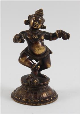 Figur des Krishna als Kind - Antiques