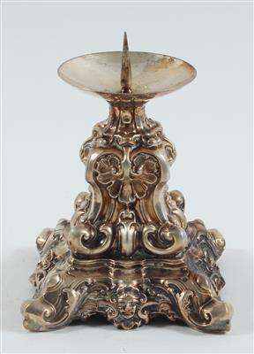 Wiener Silber Kerzenleuchter, - Antiques