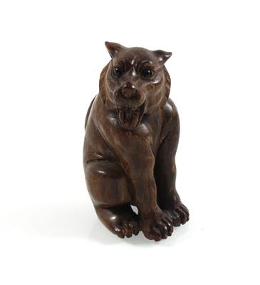 Netsuke eines Tigers, - Antiquariato