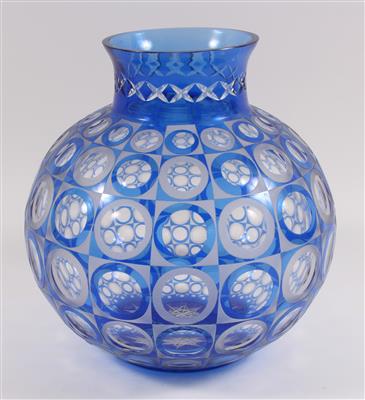 Glas Vase, - Antiquitäten