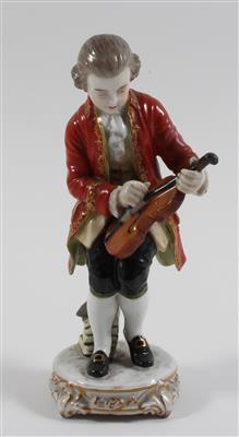 Junger Geigenspieler, - Antiques