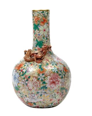 Mille fleurs Vase, - Starožitnosti