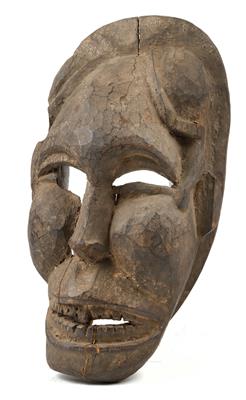 Bamileke, Kamerun-Grasland: Eine seltene Gesichts-Maske, 'Kunga' genannt. - Antiques