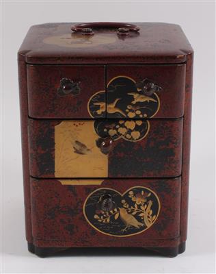 Japanisches Lackkästchen - Antiquitäten