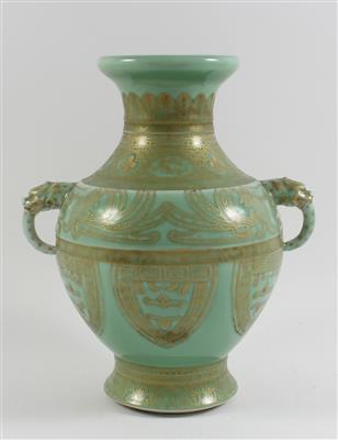 Seladon-Vase, - Antiquariato