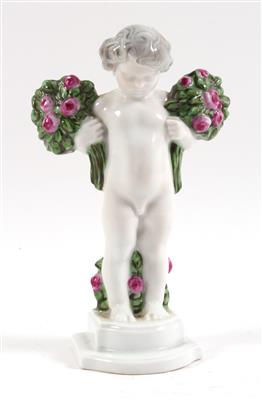 Ferdinand Liebermann(1883- 1941), Putto mit Rosen, - Antiques