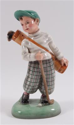 Junger Golfspieler - Antiques