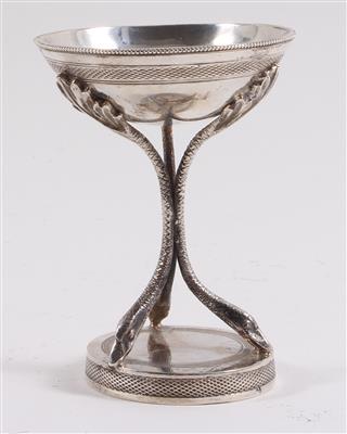 Wiener Silber Gewürzschälchen 1810, - Starožitnosti