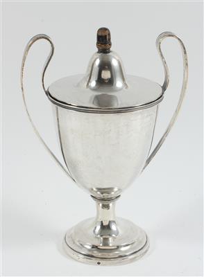 Empire Silber Deckelgefäß von 1803, - Antiquariato