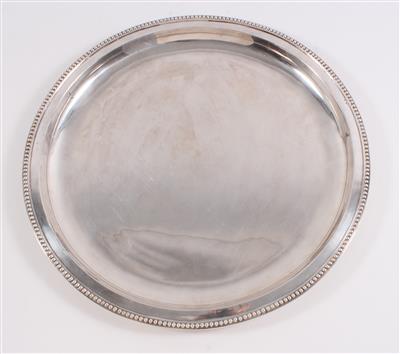 Ungarisches Silber Tablett, - Antiques