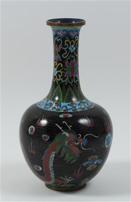 Cloisonné-Vase - Antiquitäten
