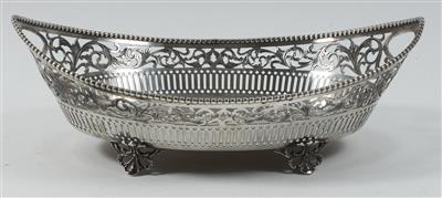 Italienischer Silber Brotkorb, - Antiques