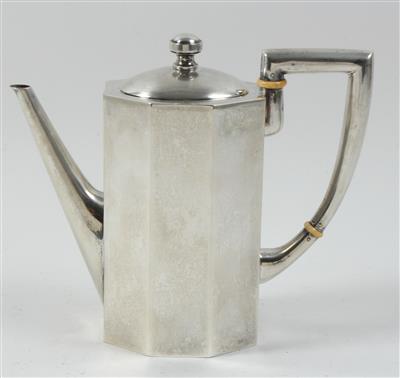 Wiener Silber Kaffeekanne der Fa. Alexander Sturm, - Antiques