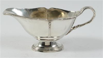 Hanauer Silber Sauciere, - Antiques