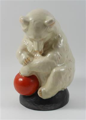 Franz Barwig, Bär mit Kugel, - Antiques