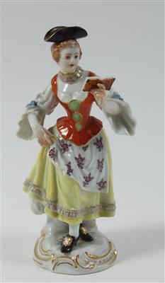 Singende Dame im Tanzschritt, - Antiques