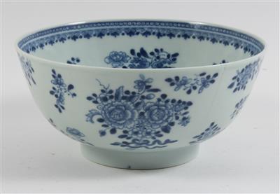 Blau-weiße Schale, - Antiques