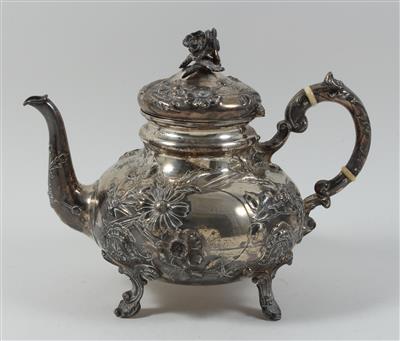 Wiener Silber Teekanne, - Antiques