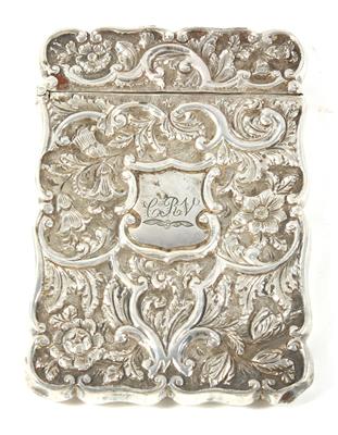 Birminghamer Silber Etui, - Antiques