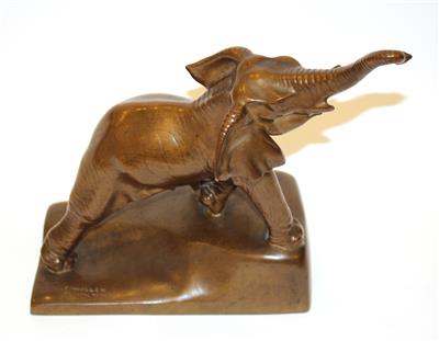 Carl Wollek(1862-1936), Elefant, - Antiques