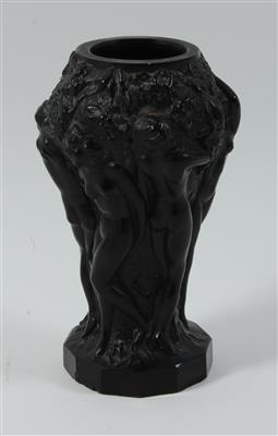 Frantisek Pazourek - Vase mit 6 Nymphen, - Antiquariato