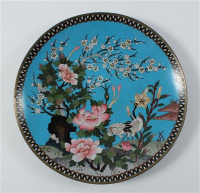 1 Cloisonné Teller, - Summer-auction