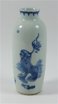 Blau-weiße Vase - Summer-auction