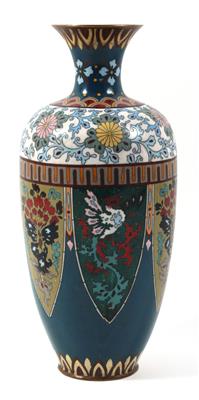 Cloisonné Vase, - Asta estiva