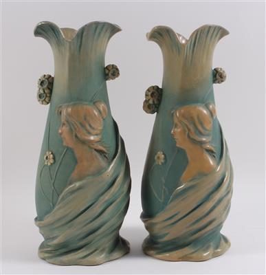 G. Rombach(?), Vasenpaar, - Summer-auction