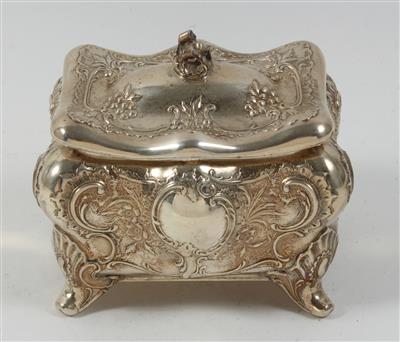 Polnische Silber Zuckerdose mit Innenvergoldung, - Sommerauktion - Antiquitäten