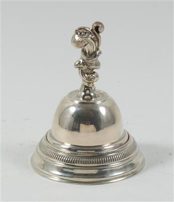 Wiener Silber Glocke mit Untertasse von 1860, - Letní aukce