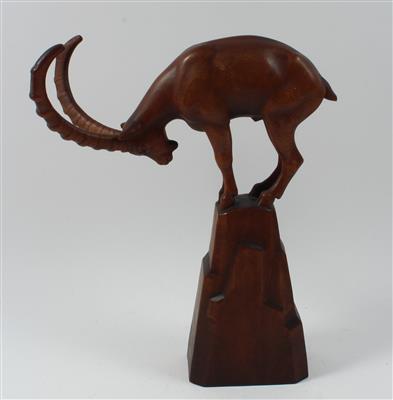 Hans Huggler-Wyss(1877-1947), Steinbock, - Asta estiva