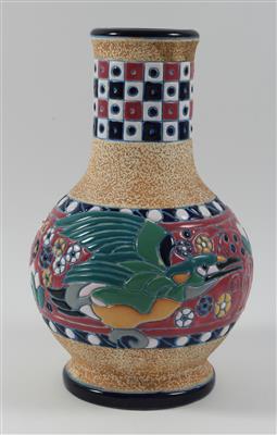 Jugendstil-Vase, - Sommerauktion - Antiquitäten