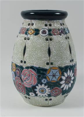 Jugendstil-Vase, - Sommerauktion - Antiquitäten
