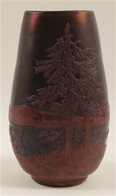 Vase mit Seelandschaft, - Letní aukce