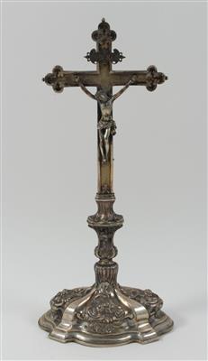 Wiener Biedermeier Standkreuz, - Summer-auction