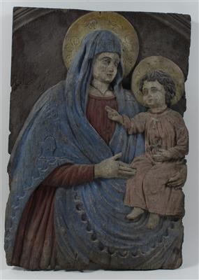 Madonna mit Kind, - Sommerauktion - Antiquitäten