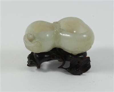 Pinselwascher aus Jade, - Sommerauktion - Antiquitäten
