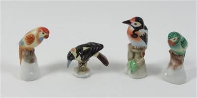 4 Vögel, - Summer-auction