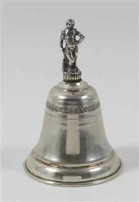 Italienische Silber Tisch Glocke, - Asta estiva