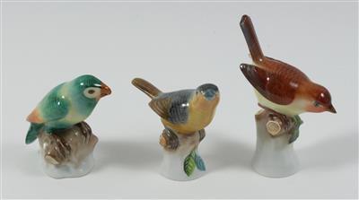 3 Vögel, - Antiques