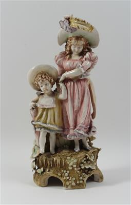 Große und kleine Schwester, - Antiques