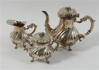 Italienische Silber Mokka Garnitur, - Antiquitäten