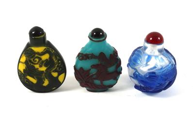 Konvolut Snuffbottles, - Antiques