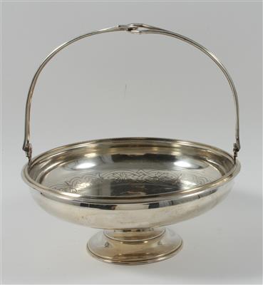 Wiener Silber Henkelschale, - Antiquariato