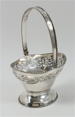 Wiener Silber Körbchen, - Antiques