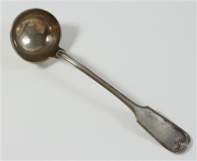 Wiener Silber Suppenschöpfer von 1864, - Antiquariato